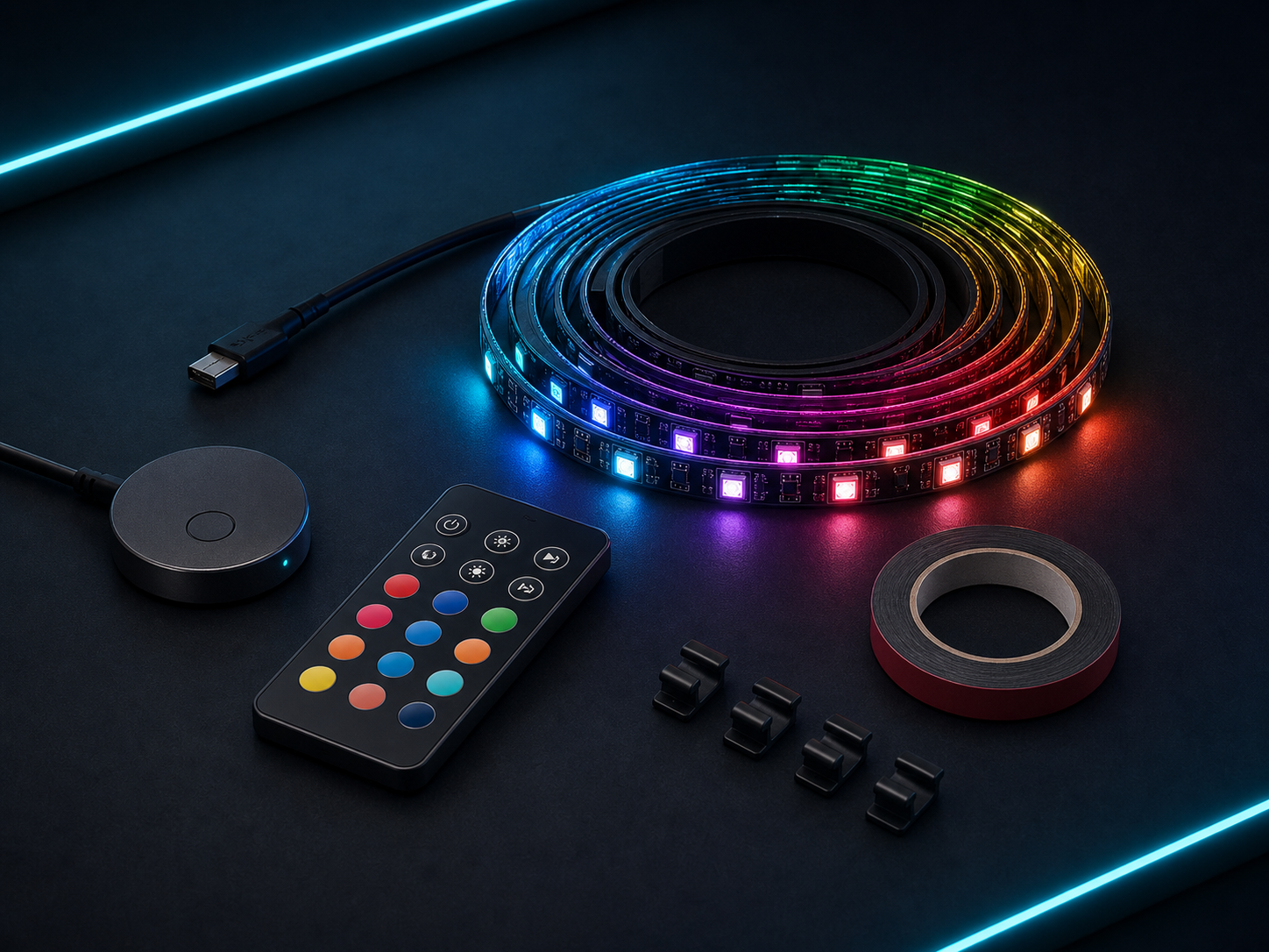 NEXO RGB LED strip kiti